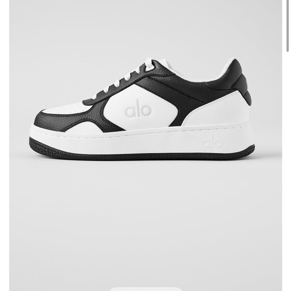 Alo Black and White Sneakers